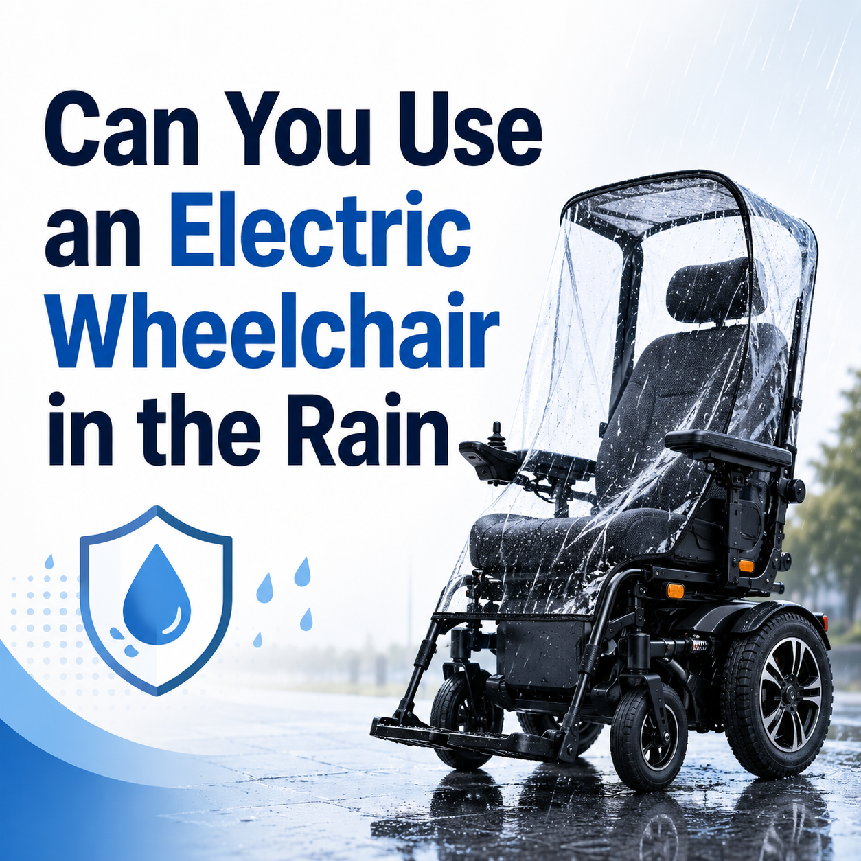 Pouvez-vous utiliser un fauteuil roulant électrique sous la pluie​