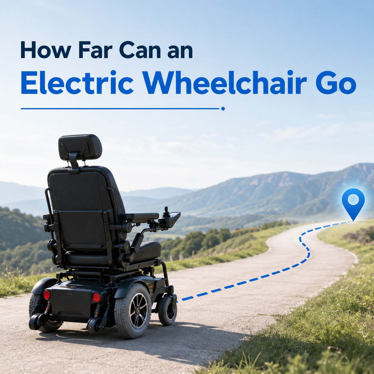 Jusqu’où peut aller un fauteuil roulant électrique